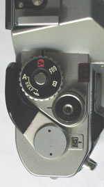 Canon AV-1 lever